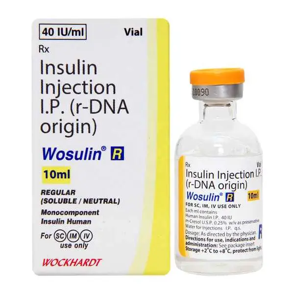 Wosulin-R 40IU/ml Injection